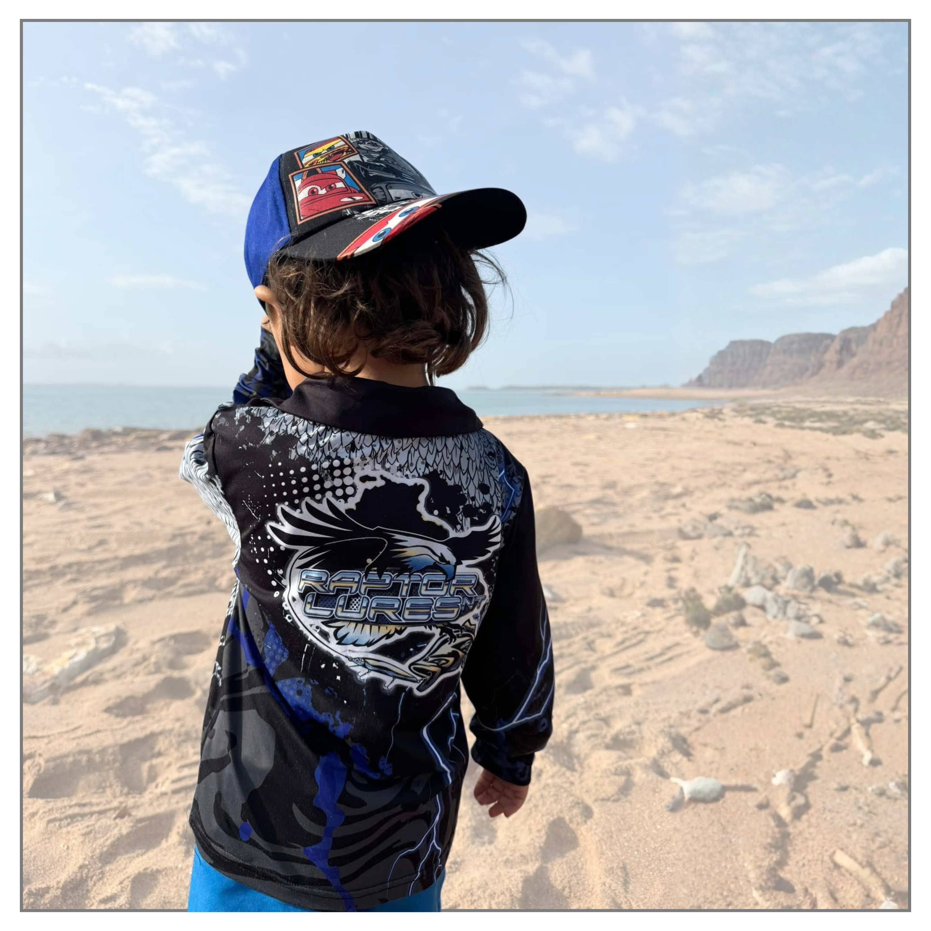 Child Fishing Shirt - Black