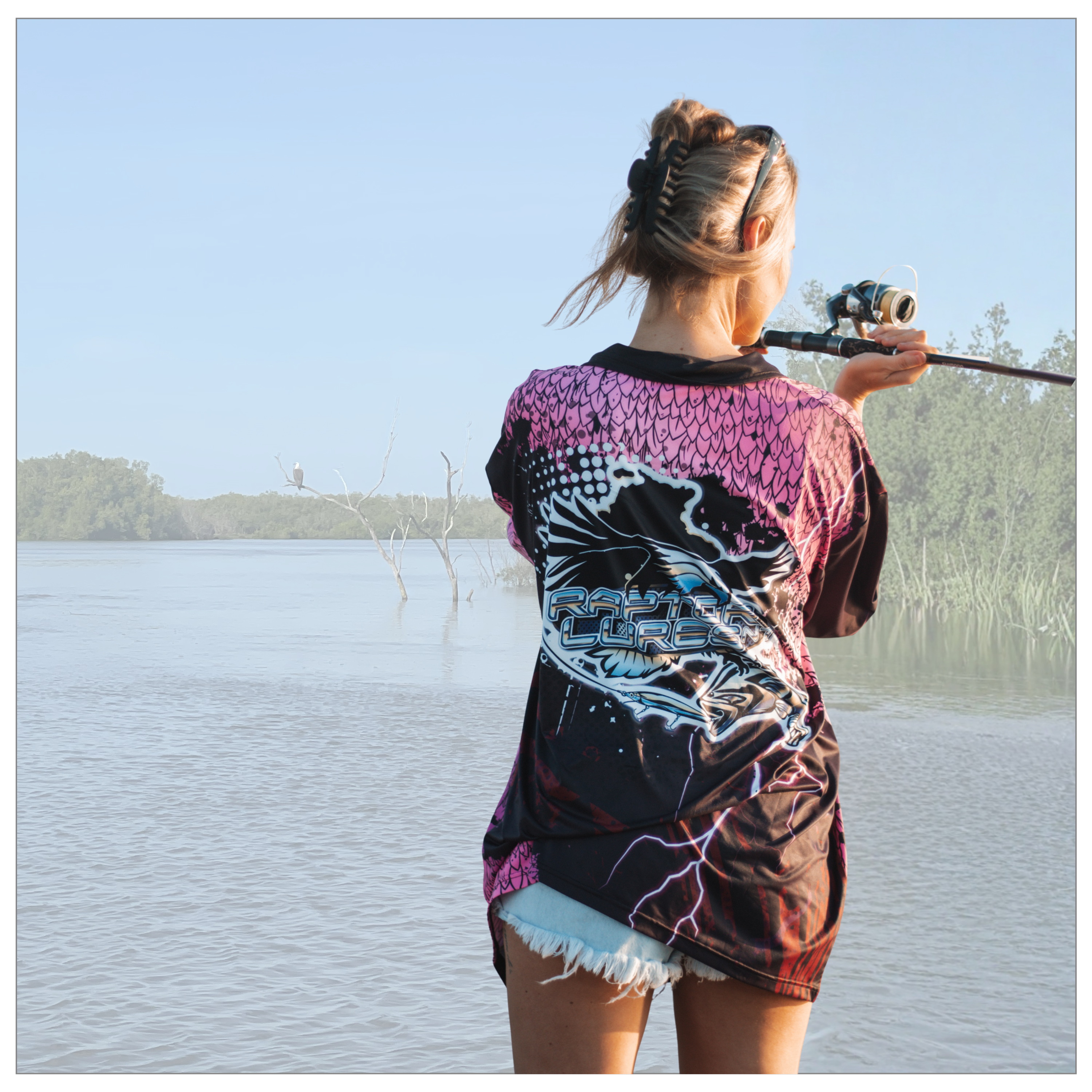 Adult Fishing Shirt - Pink