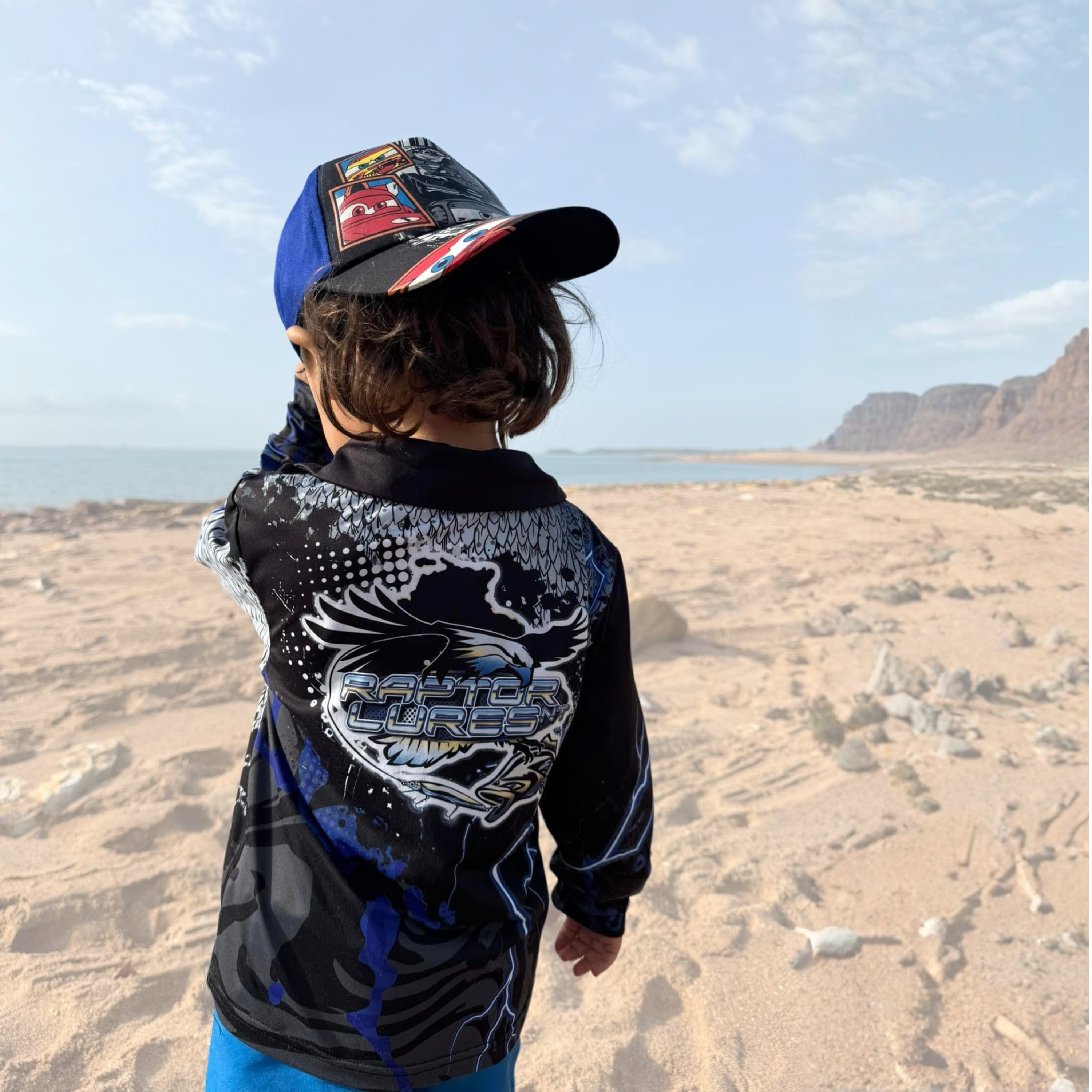 Child Fishing Shirt - Black