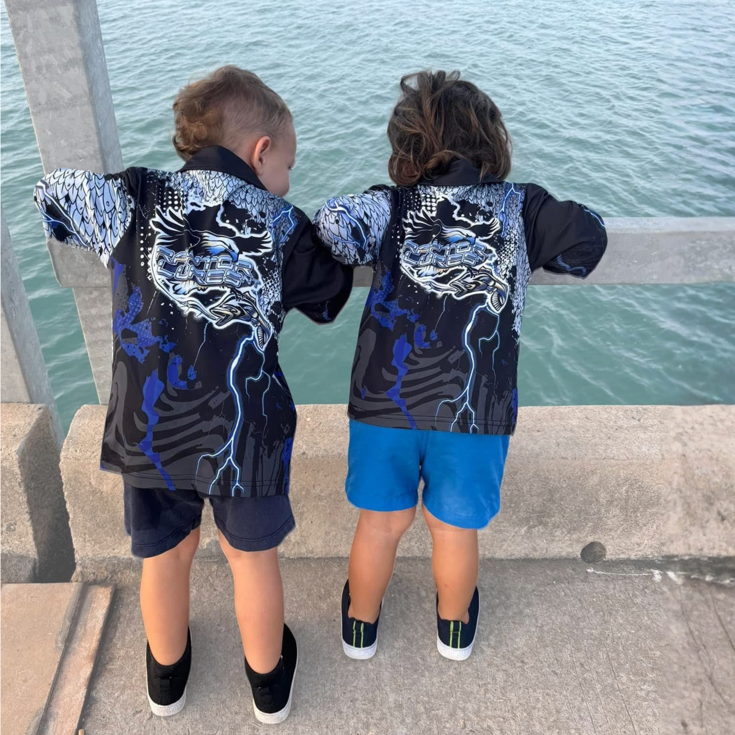 Child Fishing Shirt - Black