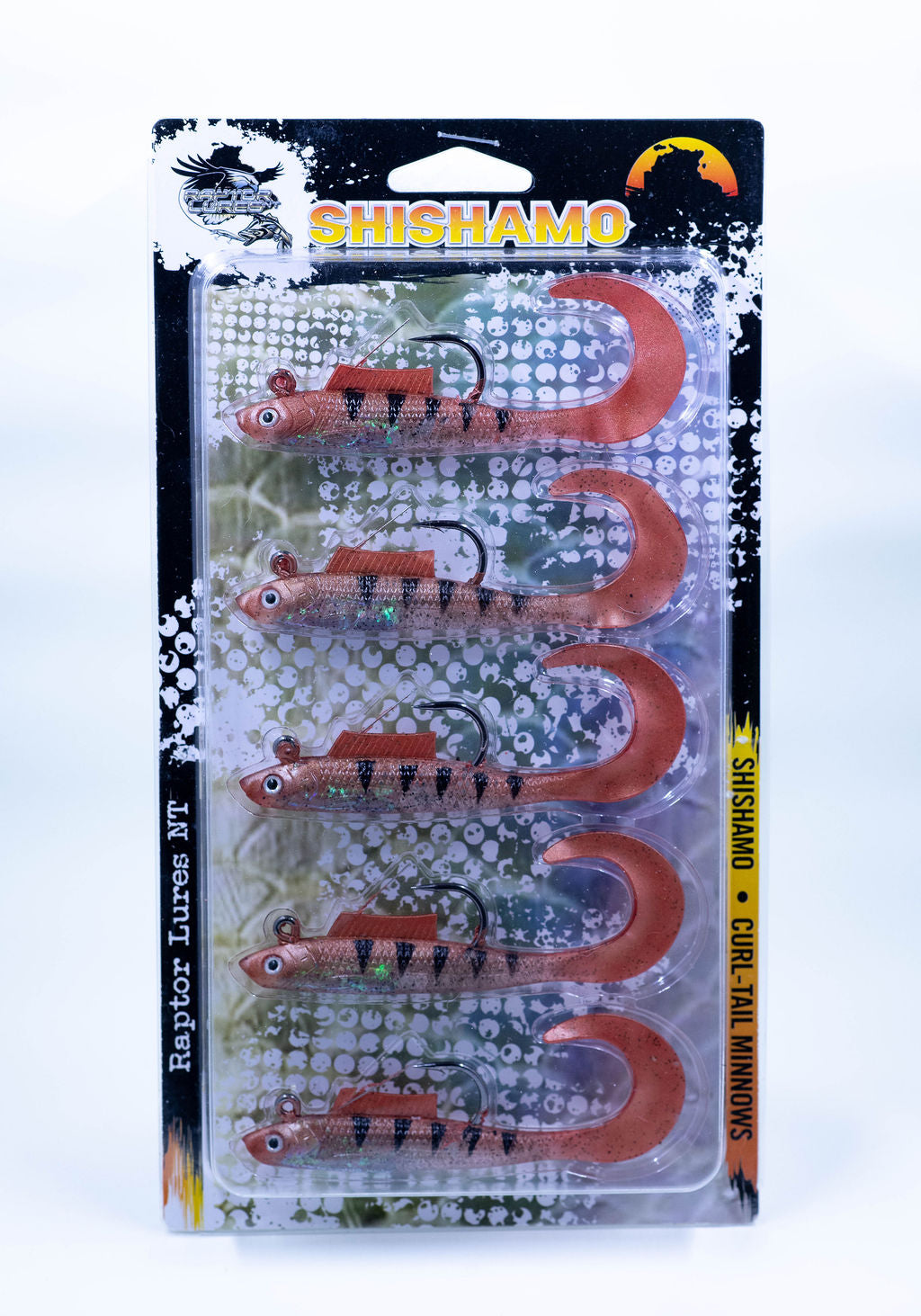 Shishamo Curl Tail Minnow - 5 piece pack