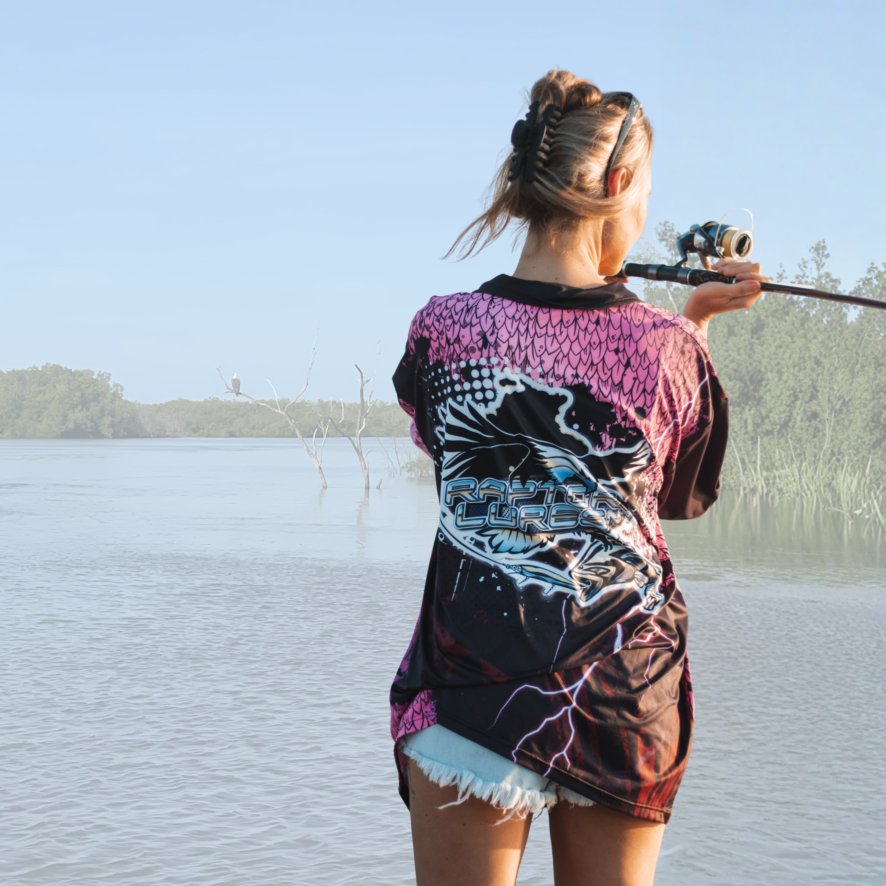 Adult Fishing Shirt - Pink
