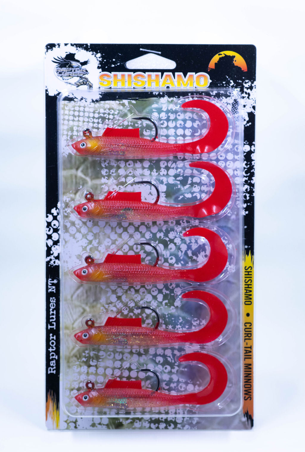 Shishamo Curl Tail Minnow - 5 piece pack