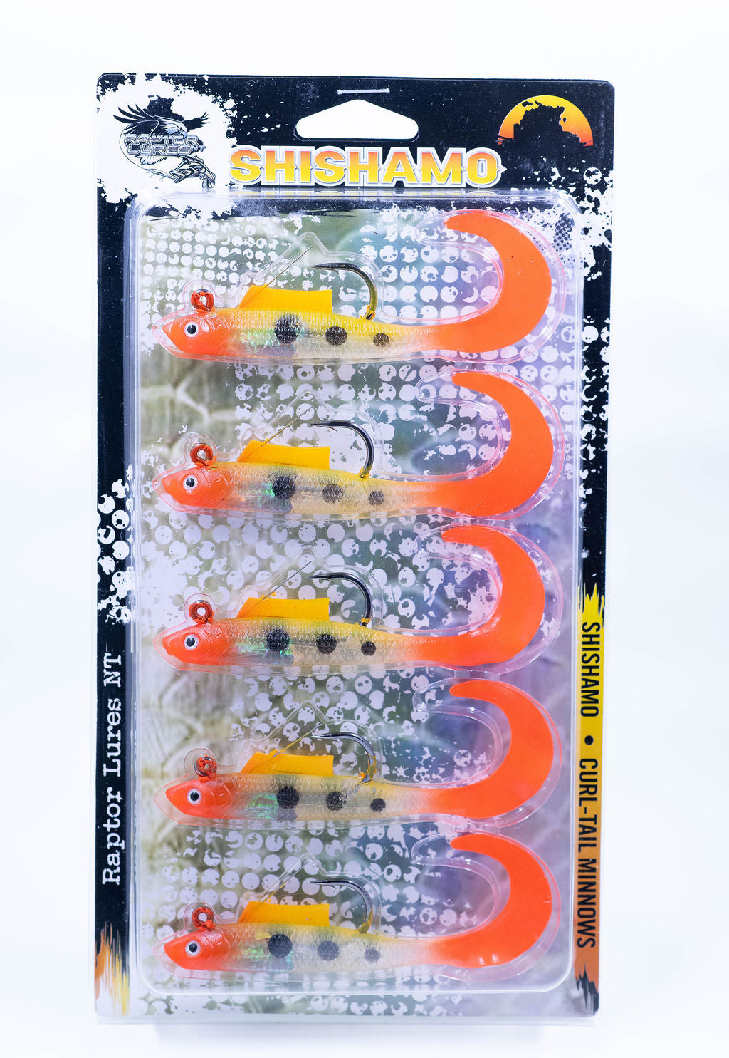 Shishamo Curl Tail Minnow - 5 piece pack